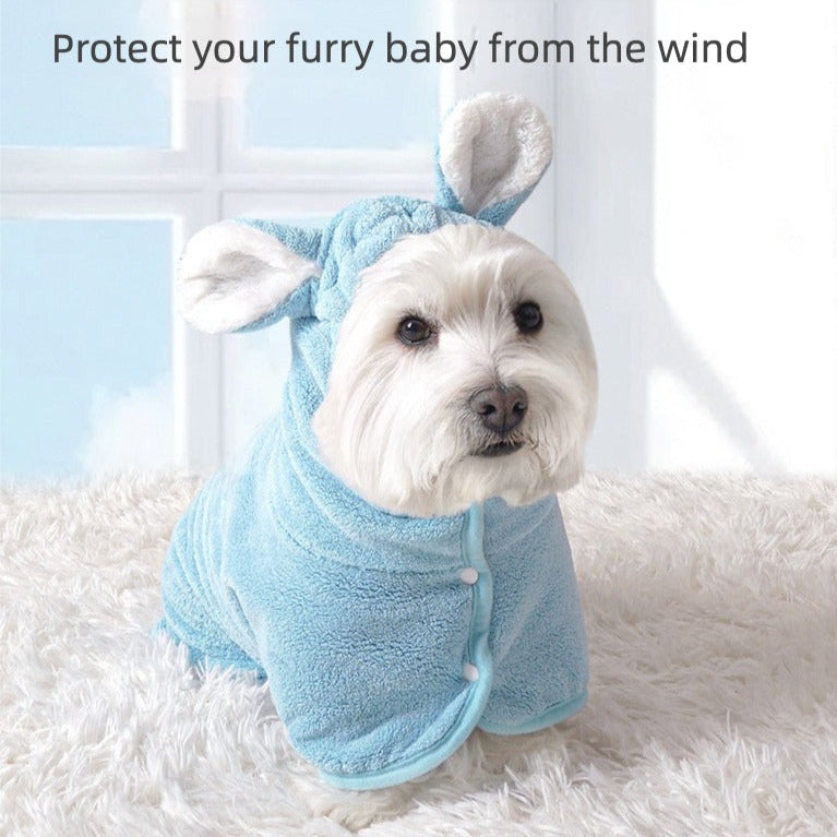 EcoPaw Pet Bathrobe – Fast Drying & Ultra Soft