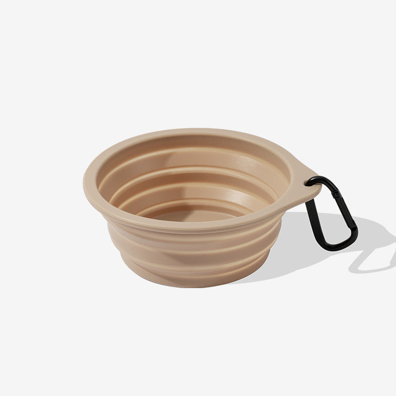 EcoPaw Food-Grade Silicone Collapsible Pet Bowl