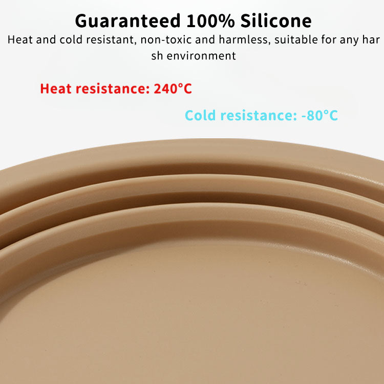 EcoPaw Food-Grade Silicone Collapsible Pet Bowl