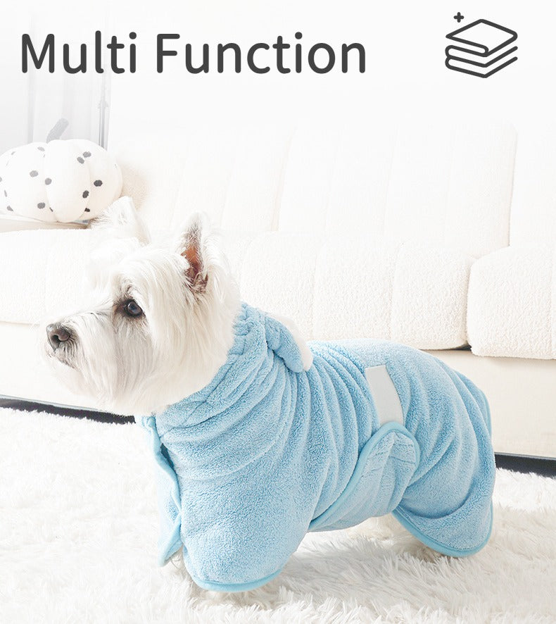 EcoPaw Pet Bathrobe – Fast Drying & Ultra Soft