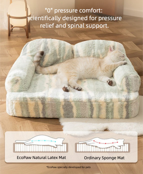 EcoPaw Natural Latex Pet Sofa Bed