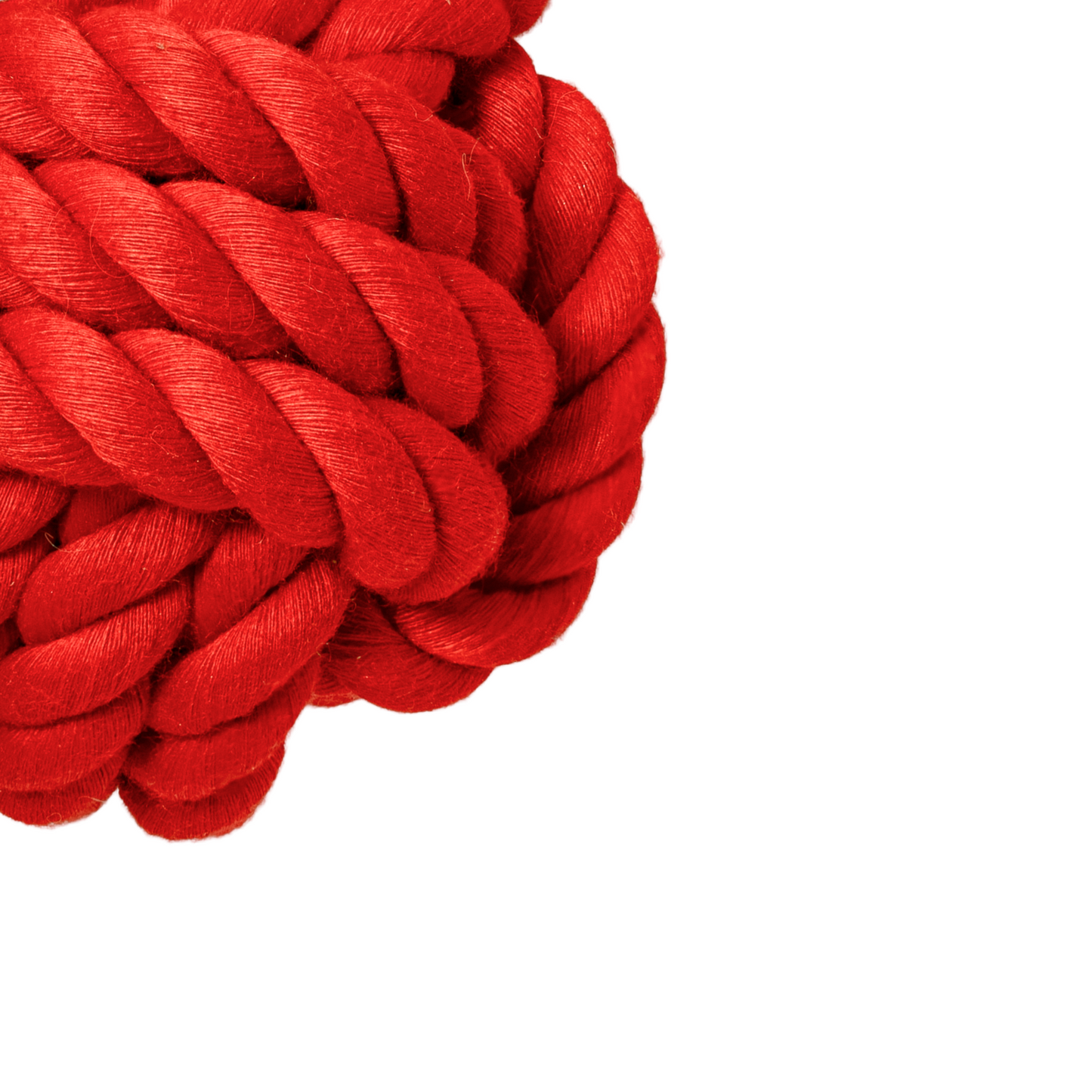 Cherry Rope Dog Toy – Durable Cotton Knot Chew Toy