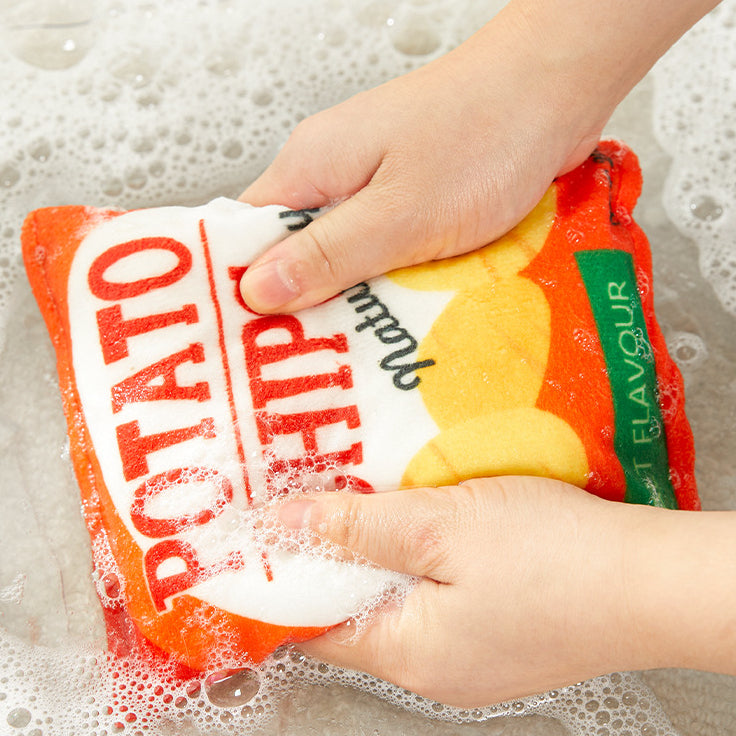 EcoPaw Crisps Plush Squeaky Toy