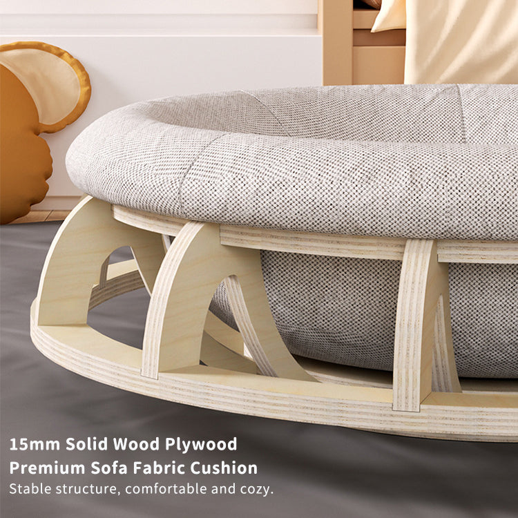 EcoPaw Spiral Wooden Pet Bed