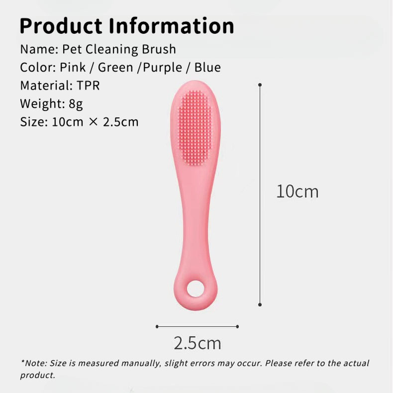 EcoPaw Pet Silicone Finger Toothbrush