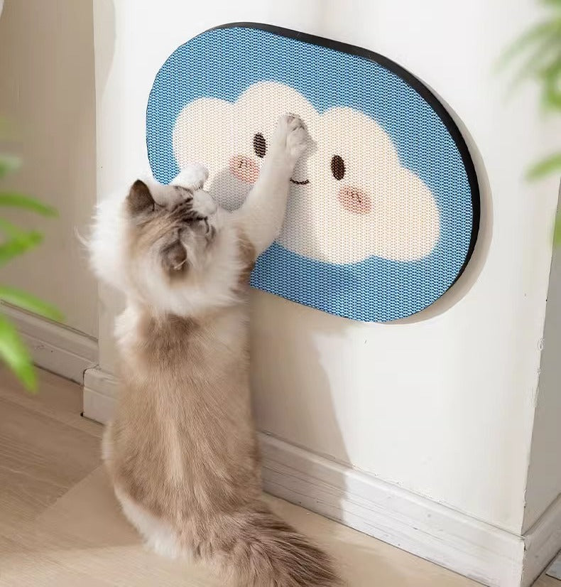 EcoPaw Cloud Cat Scratcher – Cute & Durable