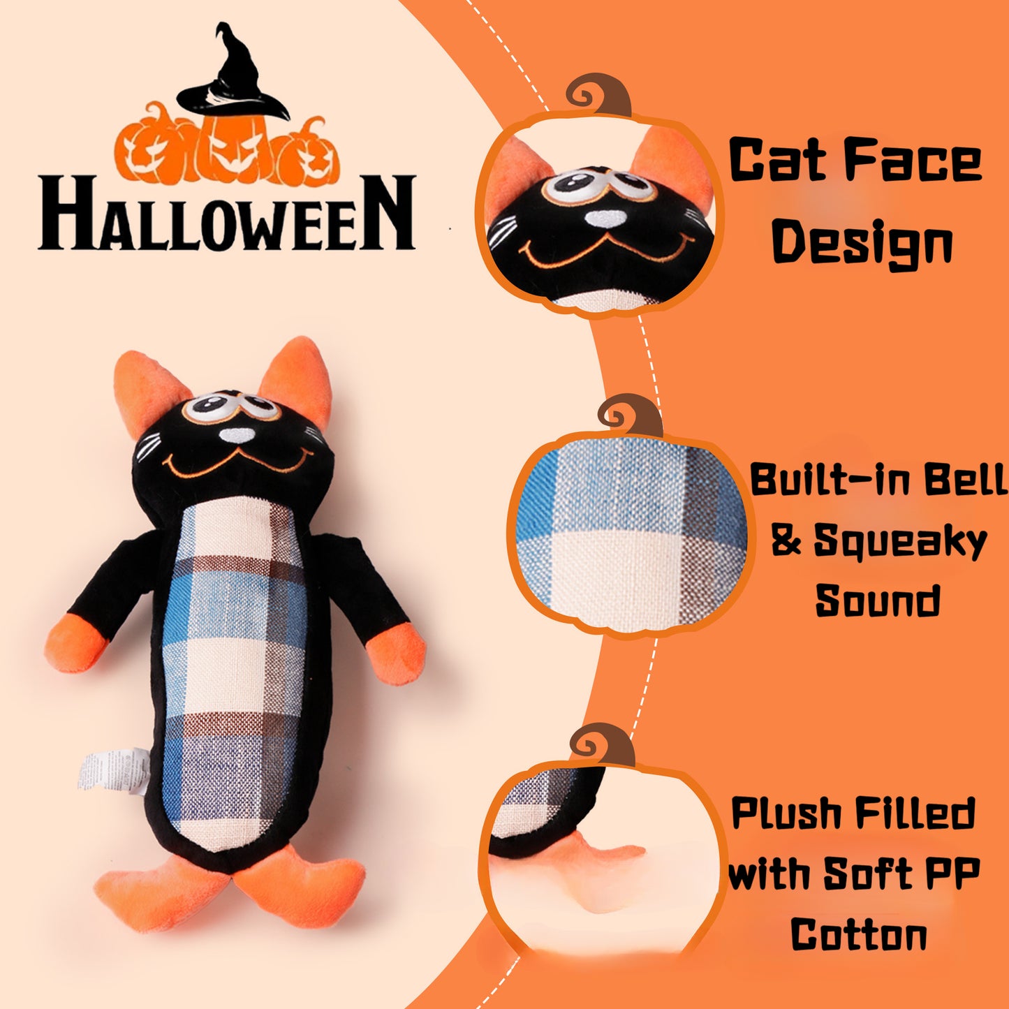 EcoPaw Halloween Plush Toy