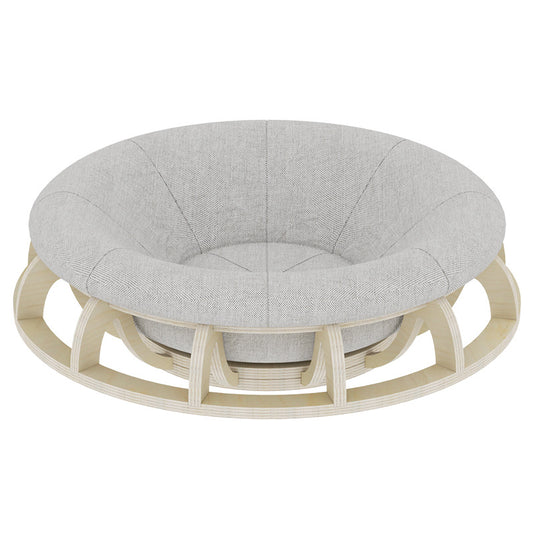 EcoPaw Spiral Wooden Pet Bed
