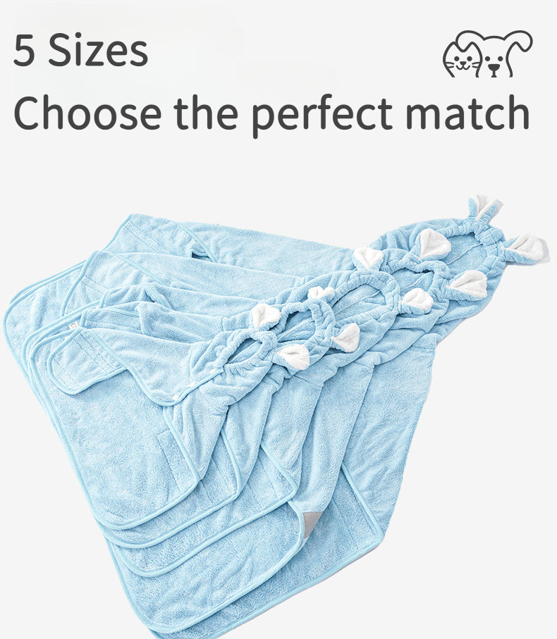 EcoPaw Pet Bathrobe – Fast Drying & Ultra Soft