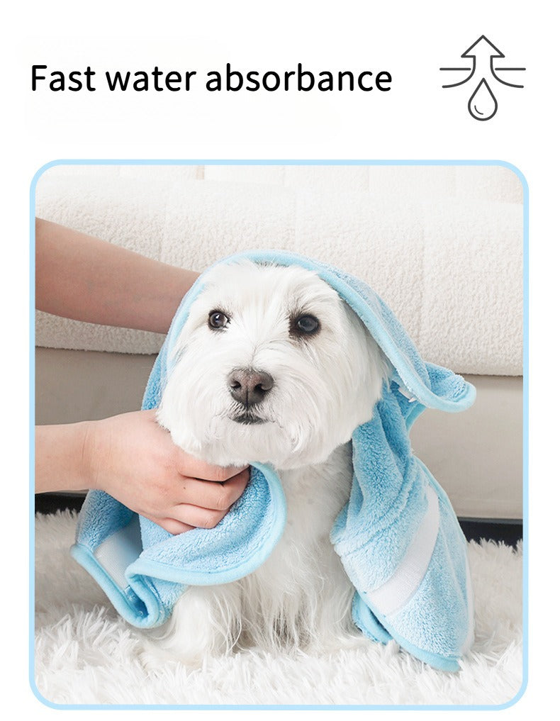 EcoPaw Pet Bathrobe – Fast Drying & Ultra Soft