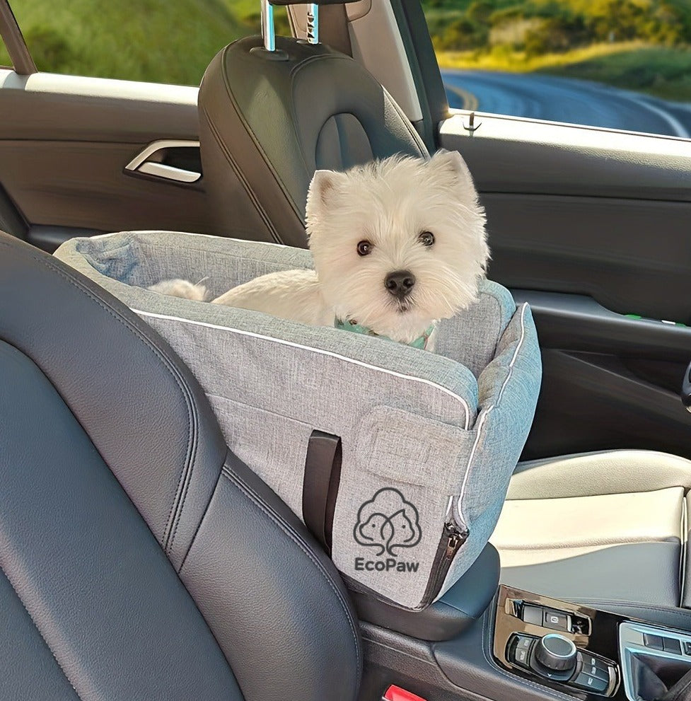 EcoPaw Pet Car Seat – Safe & Cozy Travel for Pets