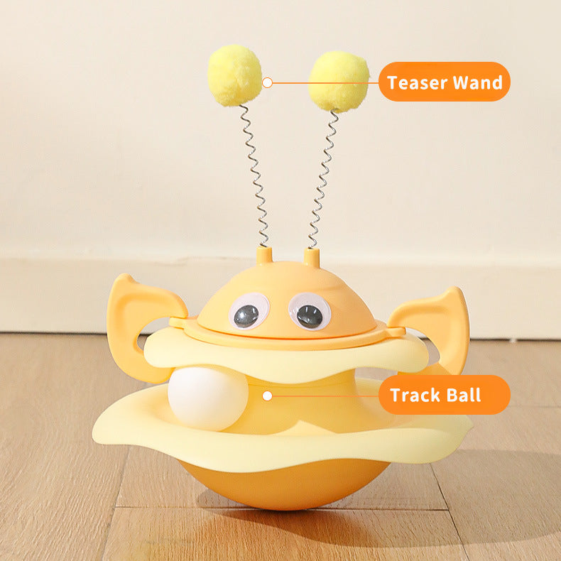 EcoPaw Bee Tumbler Cat Toy