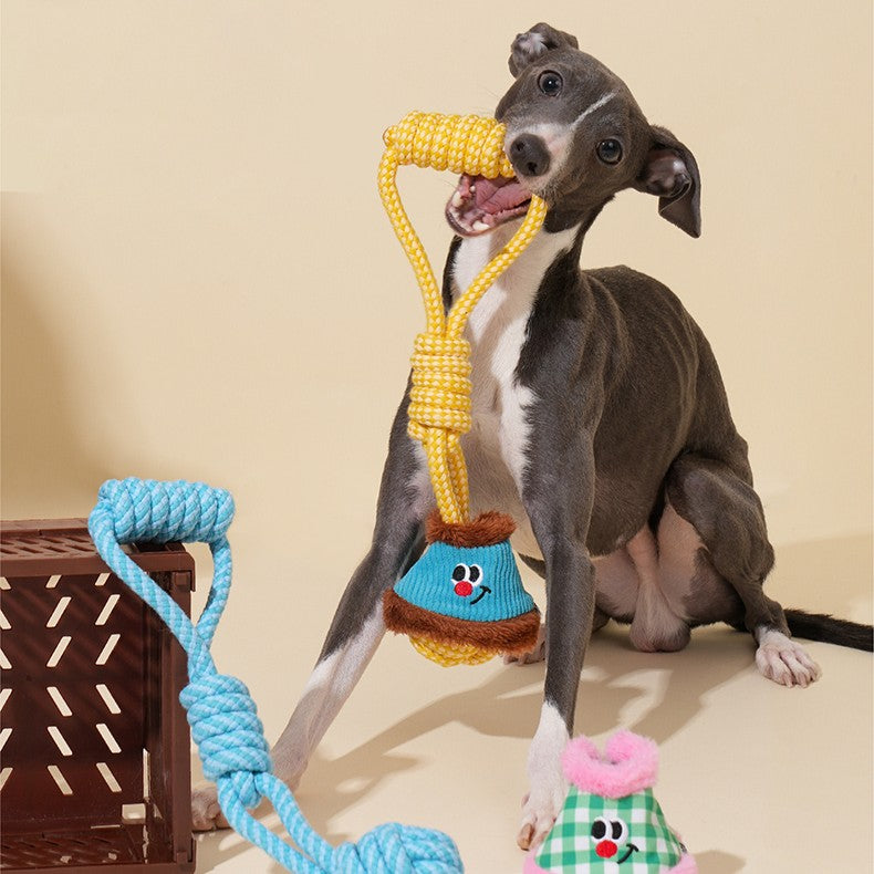 Zeze Lantern Rope Dog Toy – Interactive Tug & Chew Fun