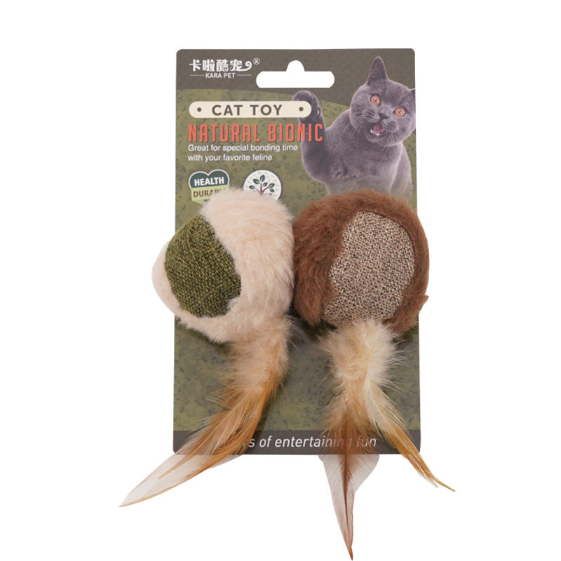 EcoPaw Owl Cat Toy – Fun & Natural Play