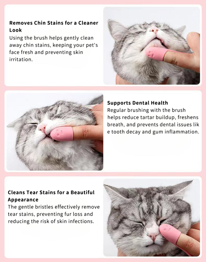 EcoPaw Pet Silicone Finger Toothbrush