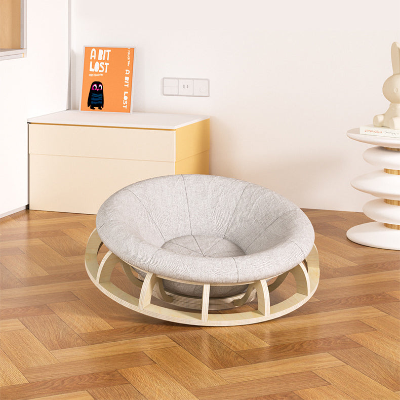 EcoPaw Spiral Wooden Pet Bed