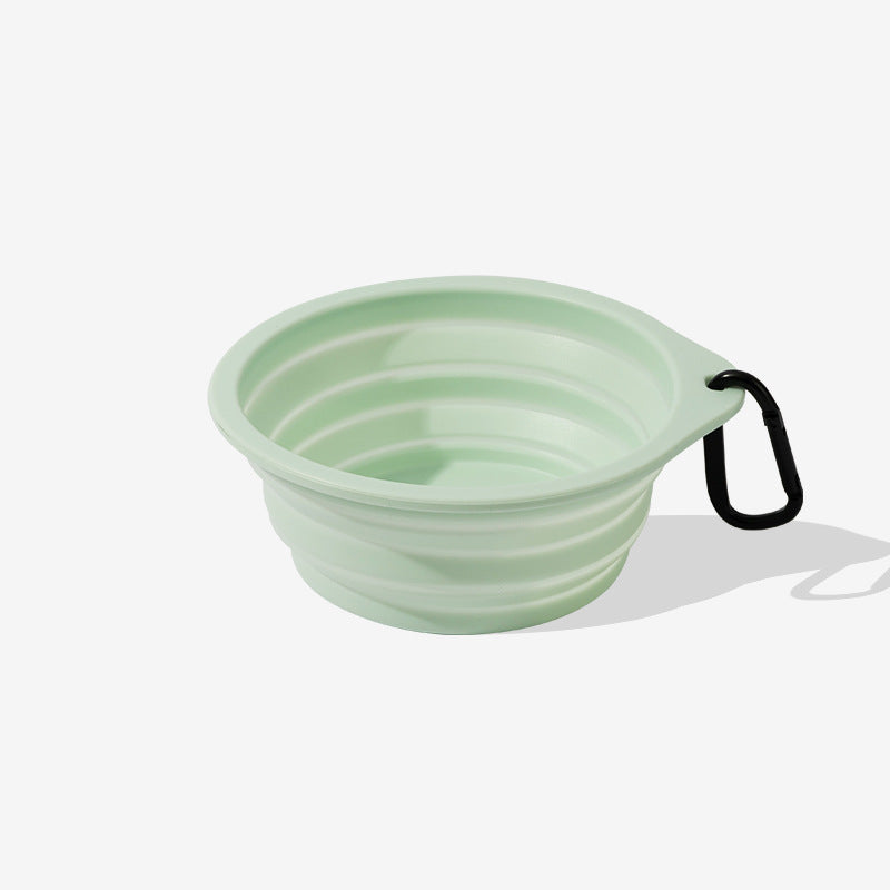EcoPaw Food-Grade Silicone Collapsible Pet Bowl