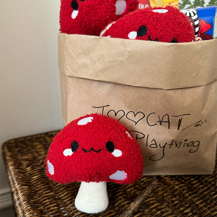 EcoPaw Mushroom Cat Chew Toy