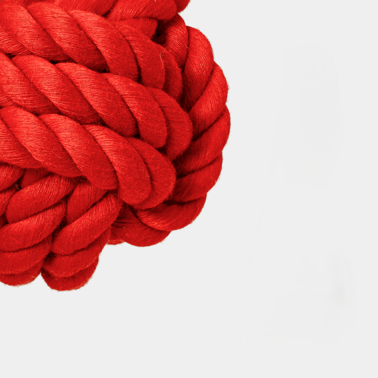 Cherry Rope Dog Toy – Durable Cotton Knot Chew Toy