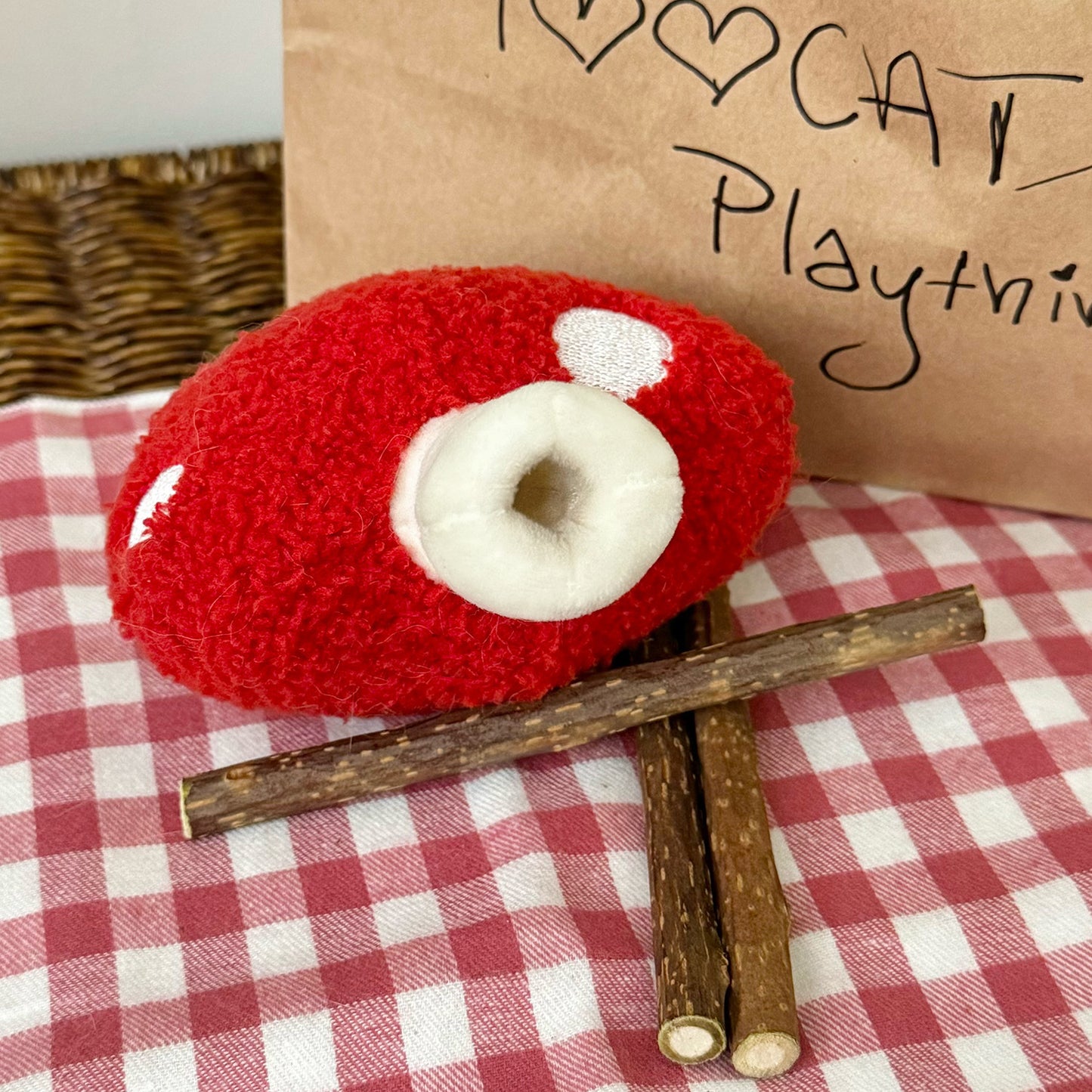 EcoPaw Mushroom Cat Chew Toy