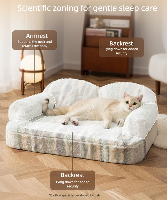 EcoPaw Natural Latex Pet Sofa Bed