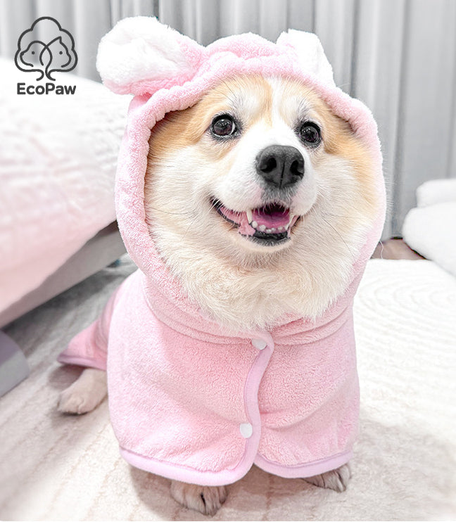 EcoPaw Pet Bathrobe – Fast Drying & Ultra Soft
