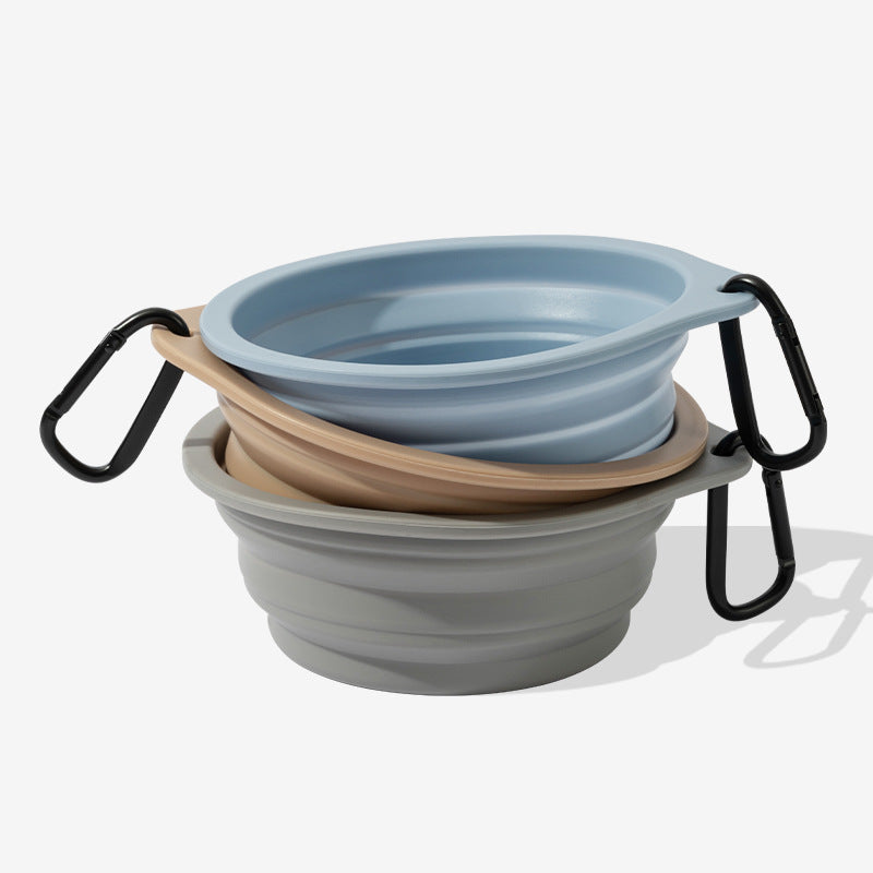 EcoPaw Food-Grade Silicone Collapsible Pet Bowl