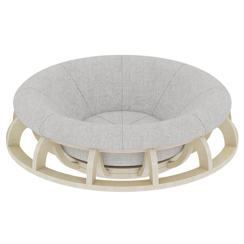 EcoPaw Spiral Wooden Pet Bed