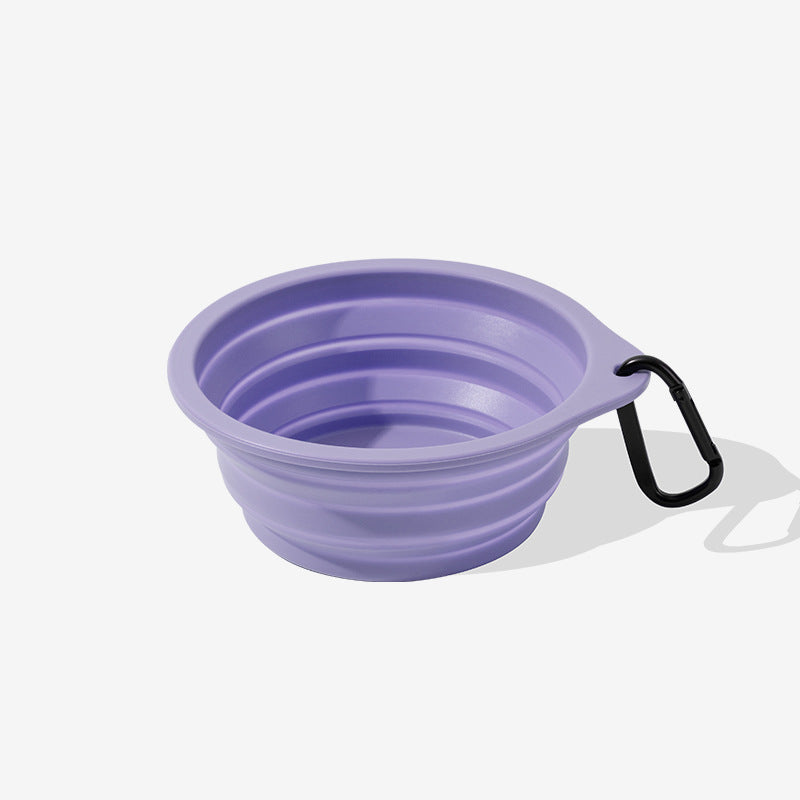 EcoPaw Food-Grade Silicone Collapsible Pet Bowl