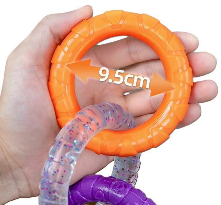 Interactive Dog Tug Ring Toy – Durable TRP Chew Rings (Set of 3)